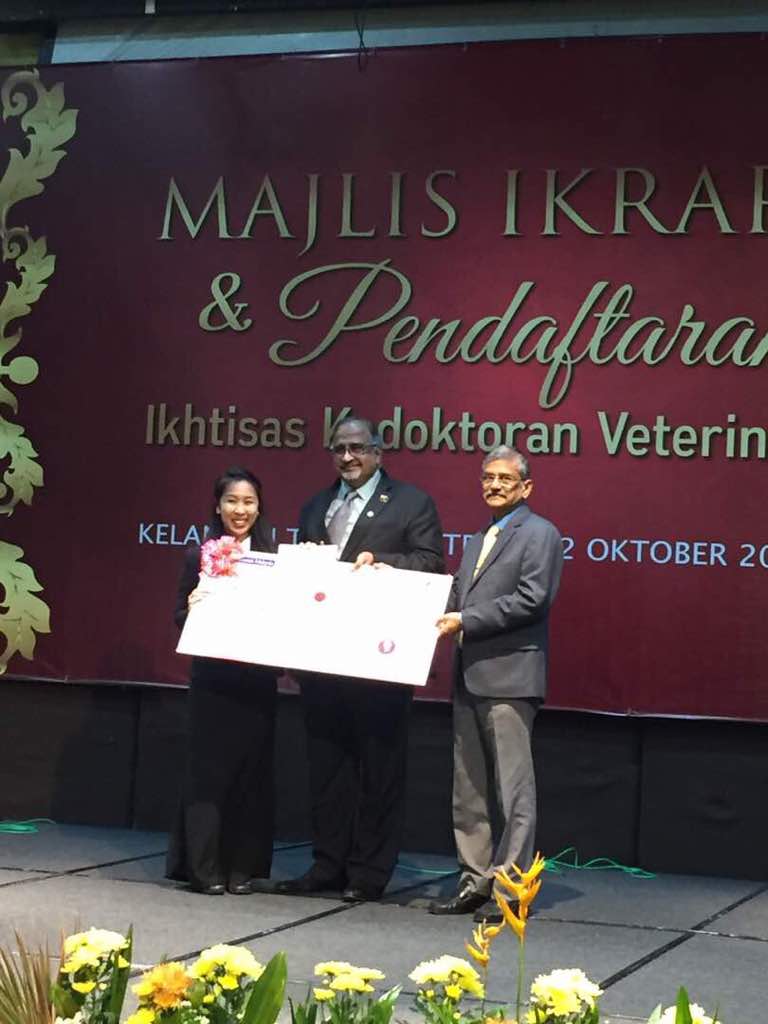 MSAVA Student Award 2017 – UMK  Kota Bahru, Kelantan 12th Oct 2017
